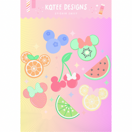 Fruit Sticker Sheet