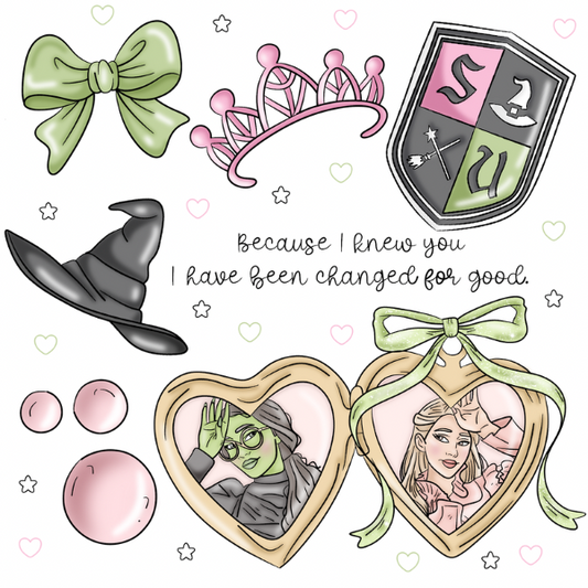 Pink & Green Locket