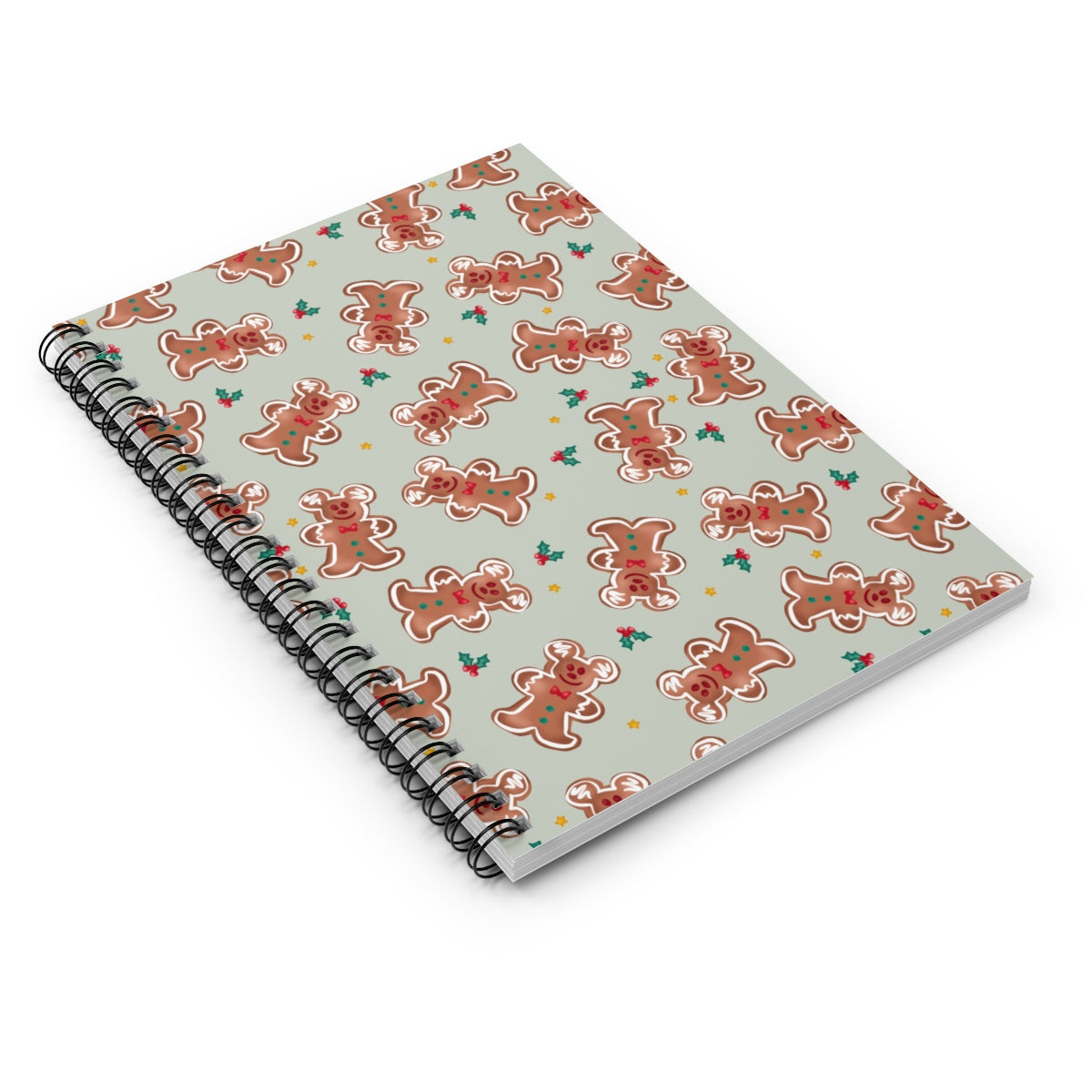 Gingerbread Magic Lined Notebook