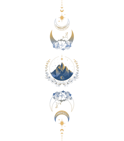 Night Mountain Blue and Gold