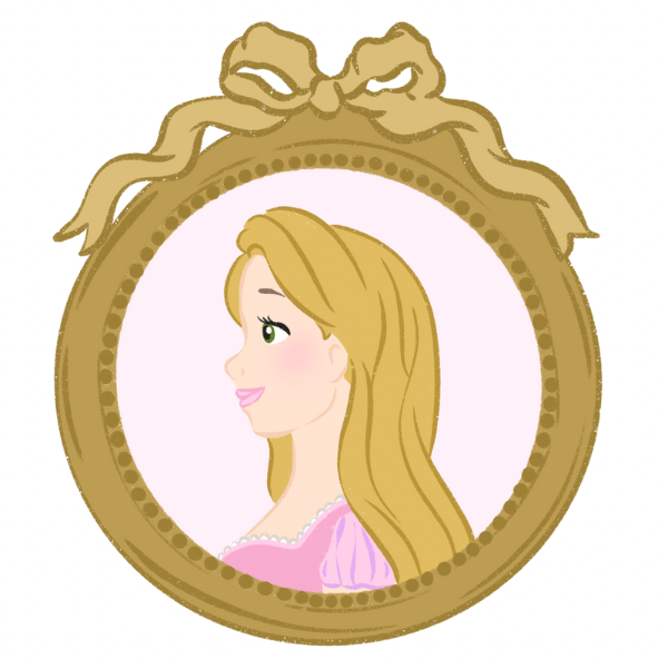 Frame Purple Princess