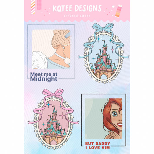 But Daddy I Love Him Sticker Sheet