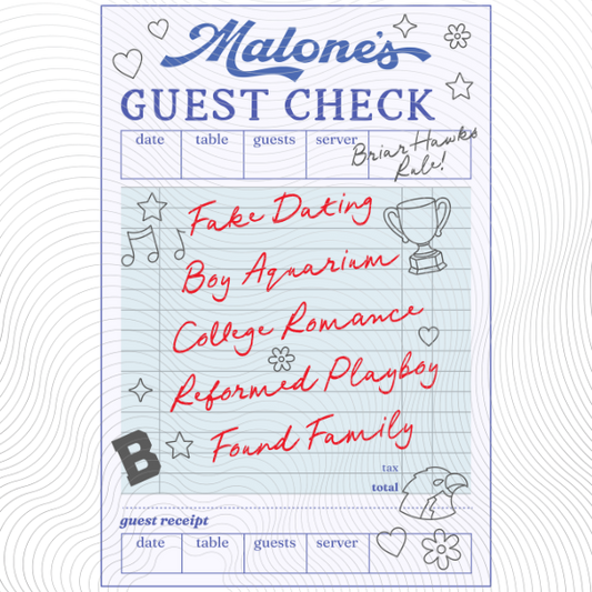 Malone’s Guest Check