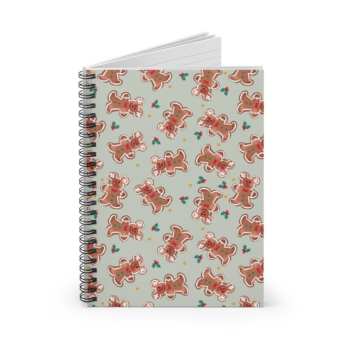 Gingerbread Magic Lined Notebook