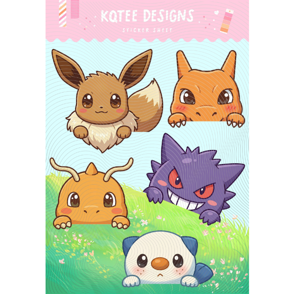 Peekers Vol 3 Sticker Sheet