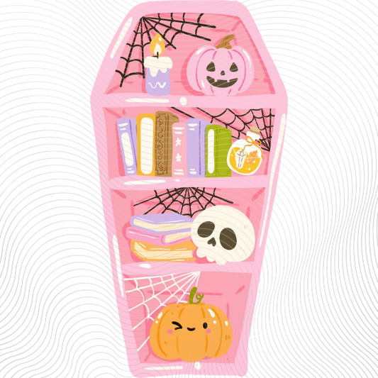 Pink Coffin Shelf