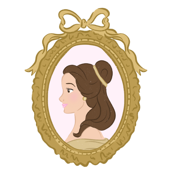 Frame Yellow Princess