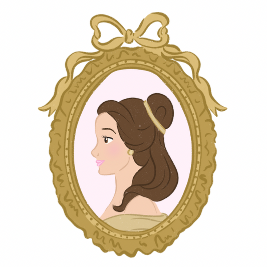 Frame Yellow Princess