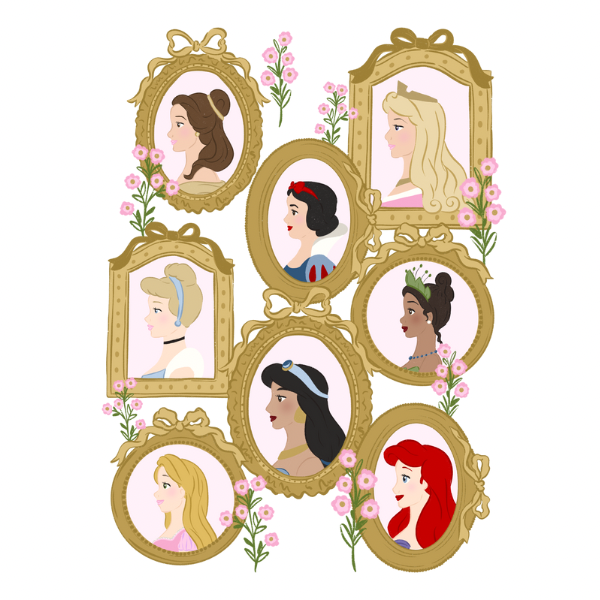 Floral Frame Princess