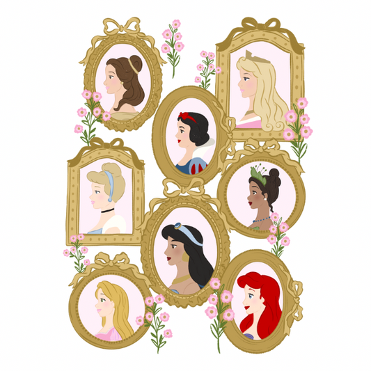 Floral Frame Princess