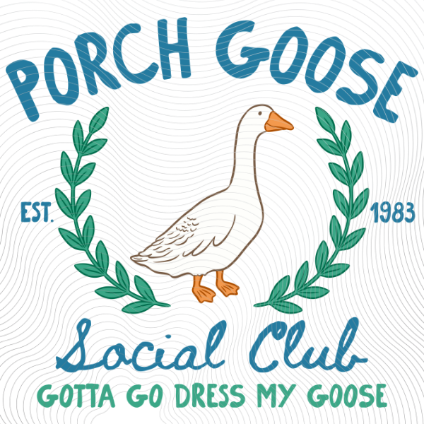 Porch Goose Blue