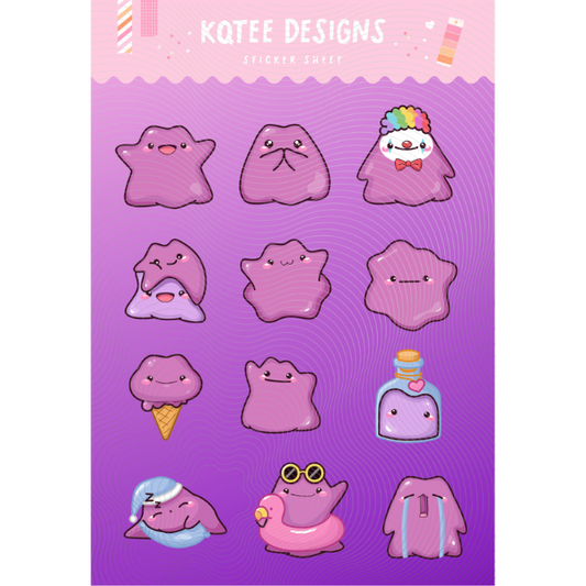 Ditto Vol 3 Sticker Sheet