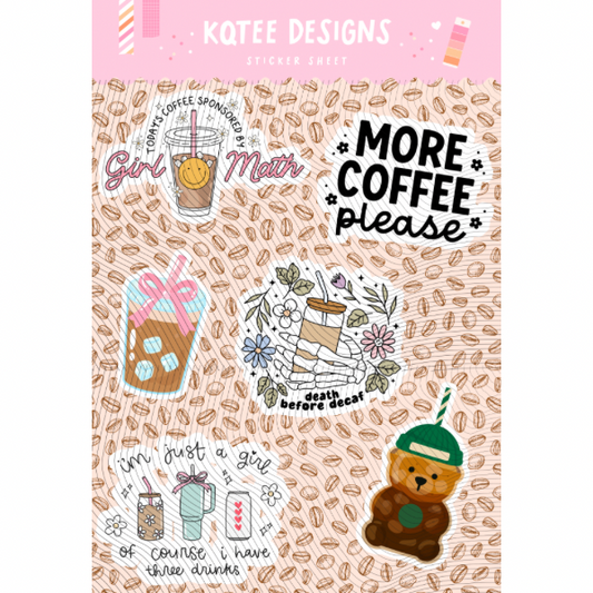 Coffee Sticker Sheet