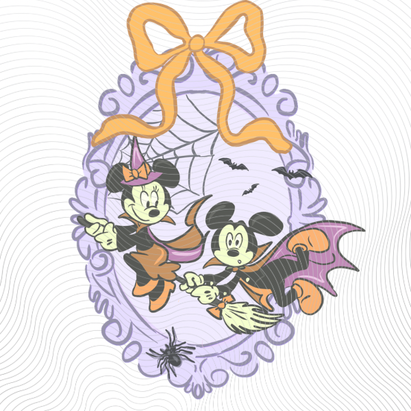 Purple Spooky Frame