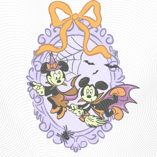 Purple Spooky Frame