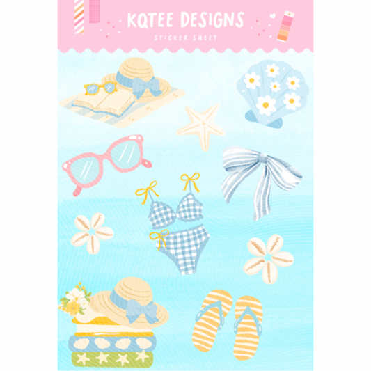 Coastal Chic Sticker Sheet