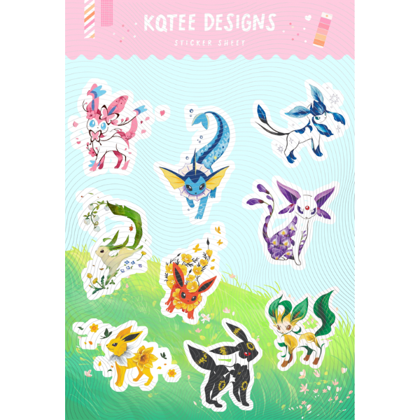 Flower Evolutions Sticker Sheet