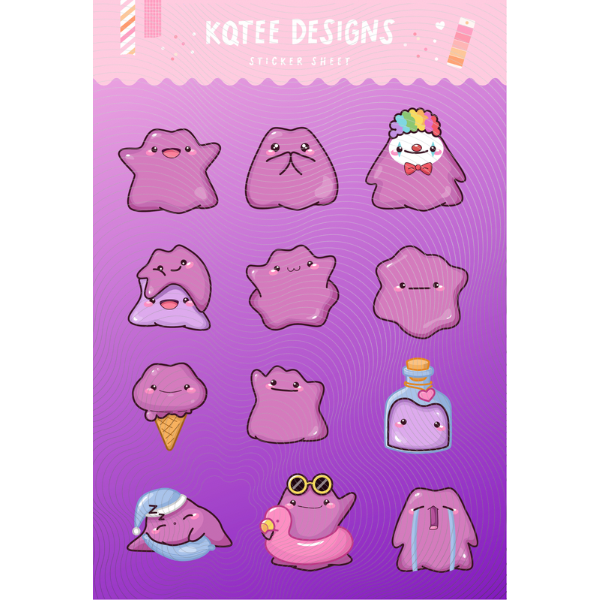 Baby Ditto Sticker Sheet