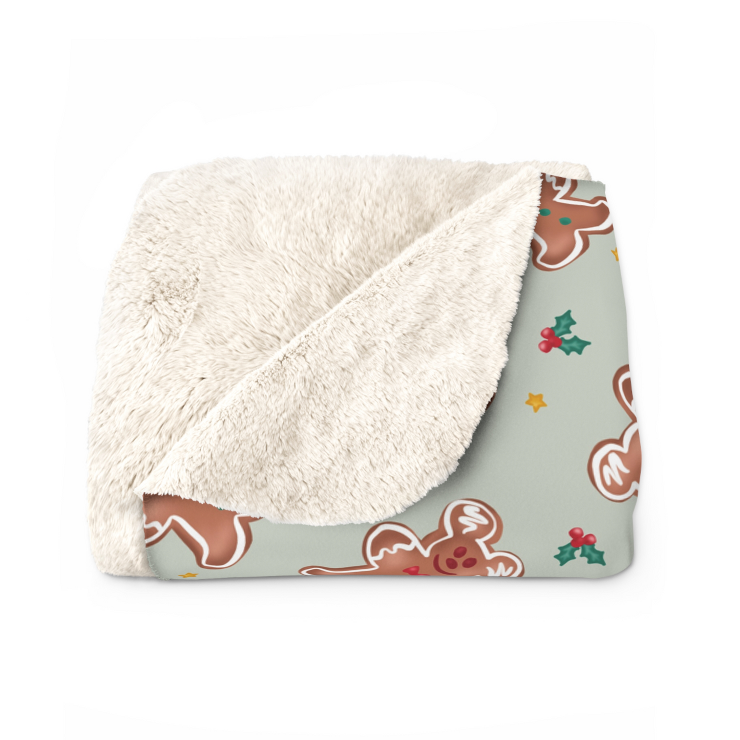 Gingerbread Magic Soft Minky Blanket