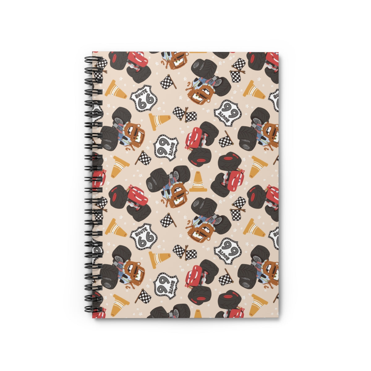 Best Friend Monster Trucks Lined Notebook