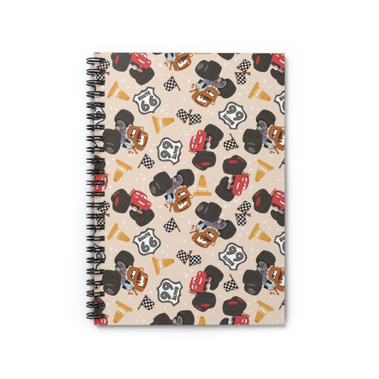 Best Friend Monster Trucks Lined Notebook