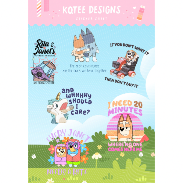 Sisters Sticker Sheet