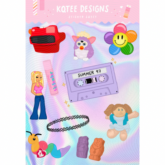 Nostalgia Vol 3 Sticker Sheet