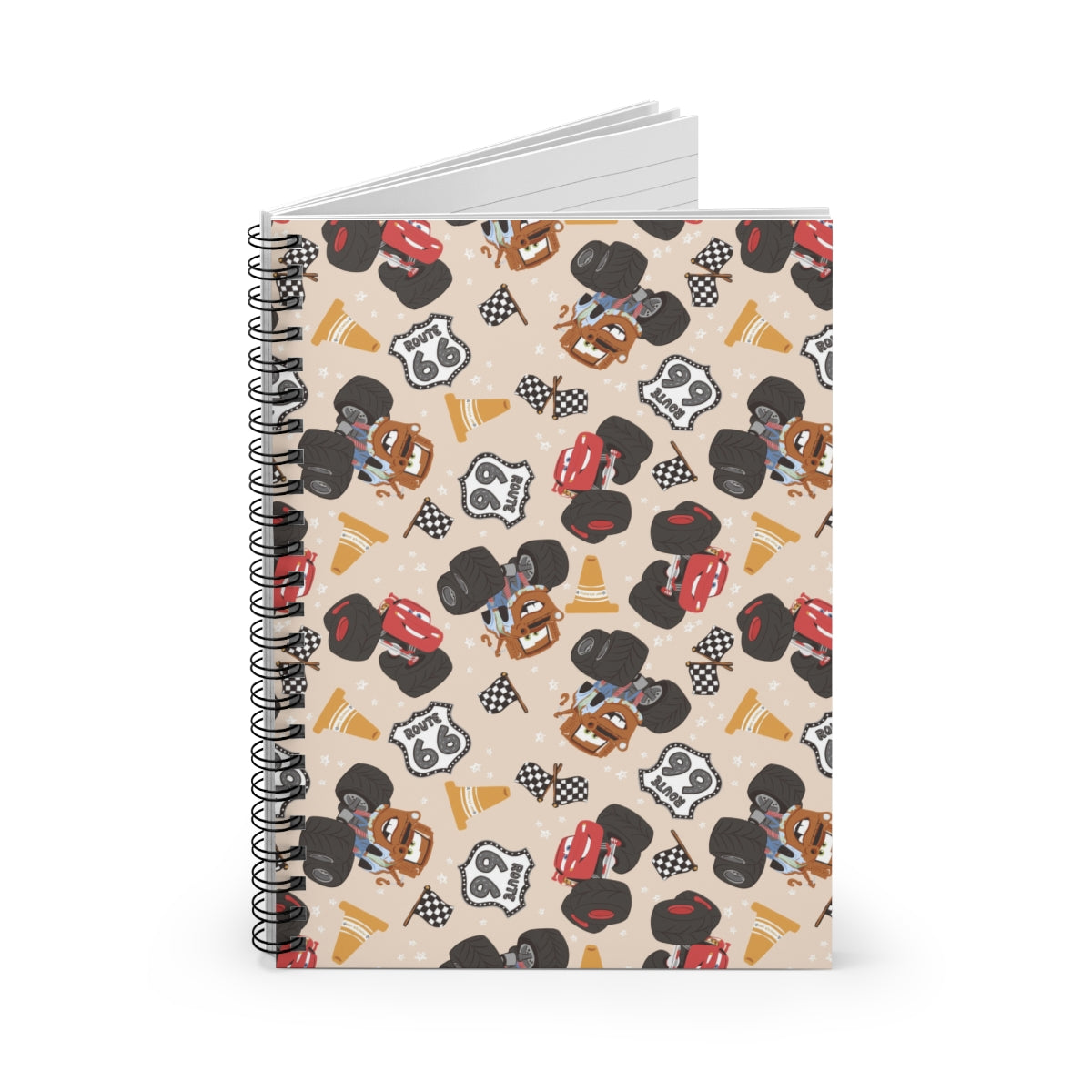 Best Friend Monster Trucks Lined Notebook