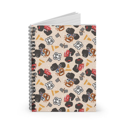 Best Friend Monster Trucks Lined Notebook