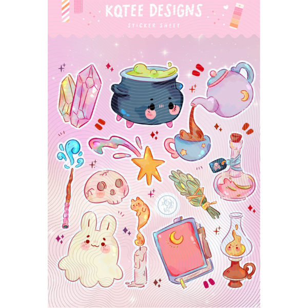 Magic Potion Sticker Sheet