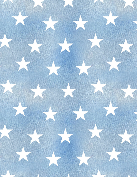 Blue and White Stars