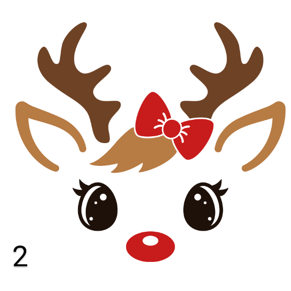 Reindeer Faces 1