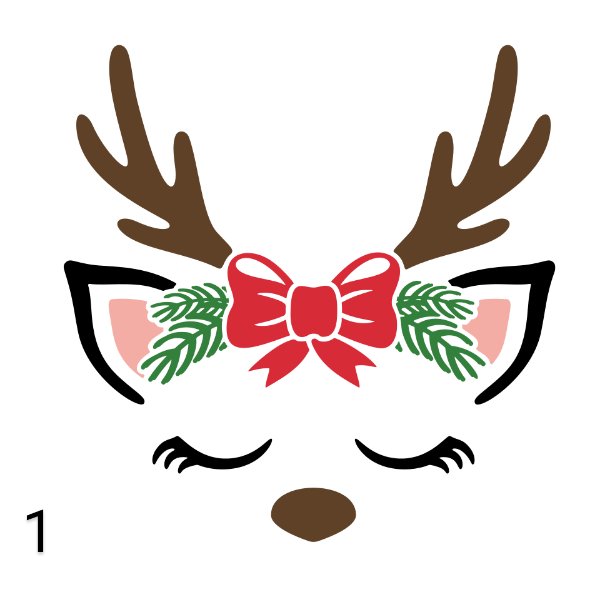 Reindeer Faces 1