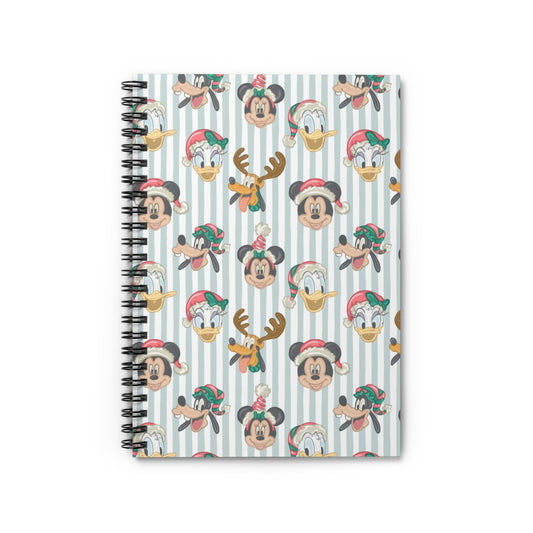 Holiday Stripes Lined Notebook