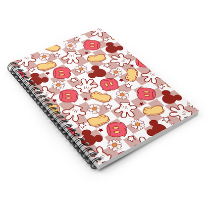 Classic Plaid Mouse Lined Notebook