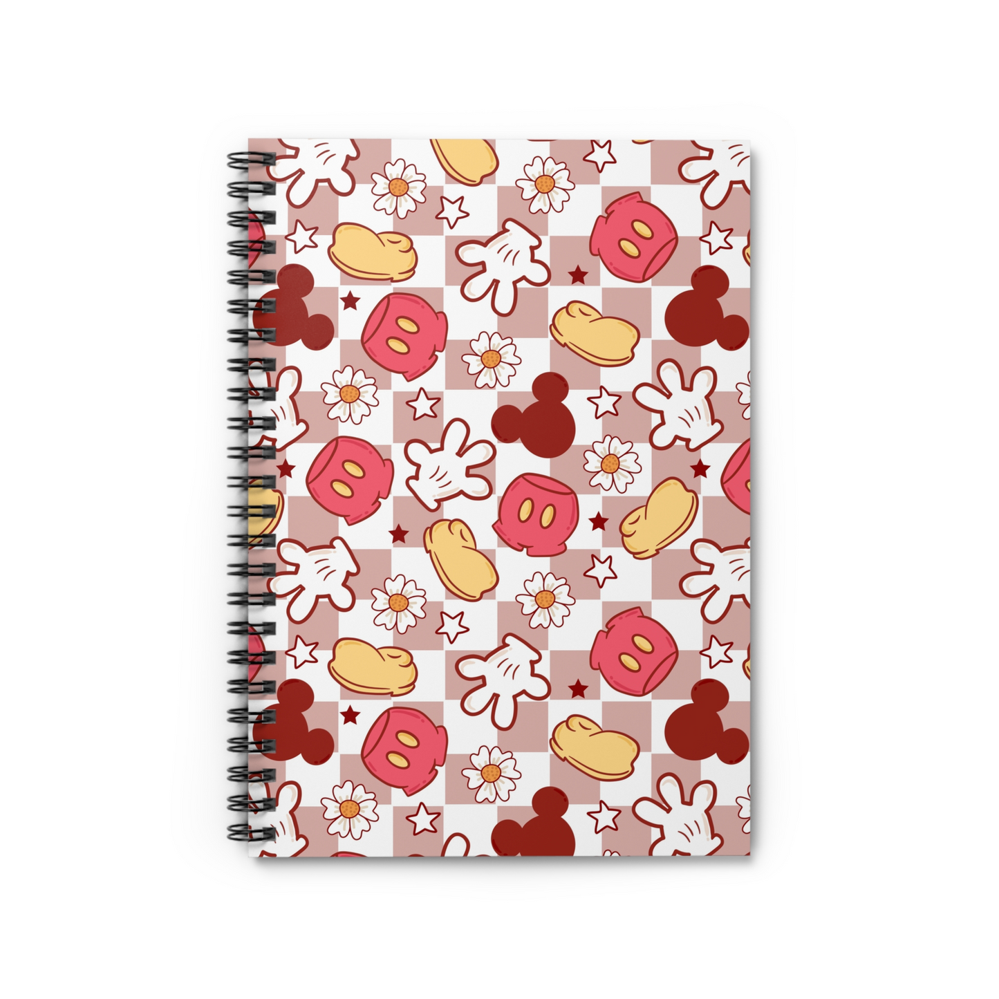 Classic Plaid Mouse Lined Notebook