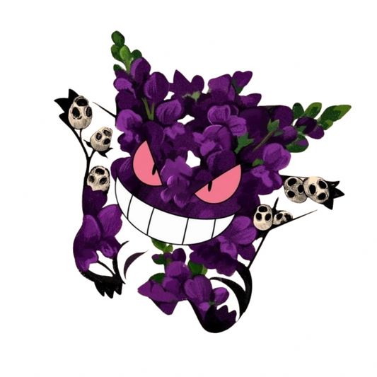 Floral Purple Ghost