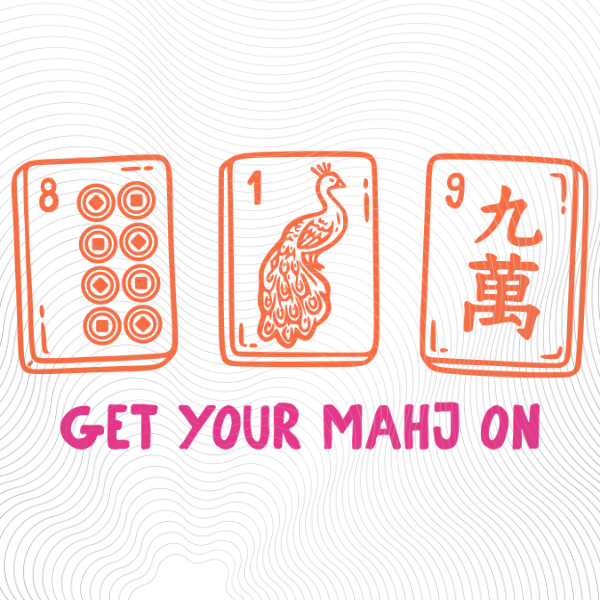 Get Your Mahj On Orange