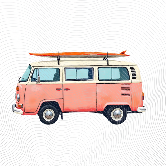 Pink Beach Bus