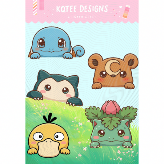 Peekers Vol 2 Sticker Sheet
