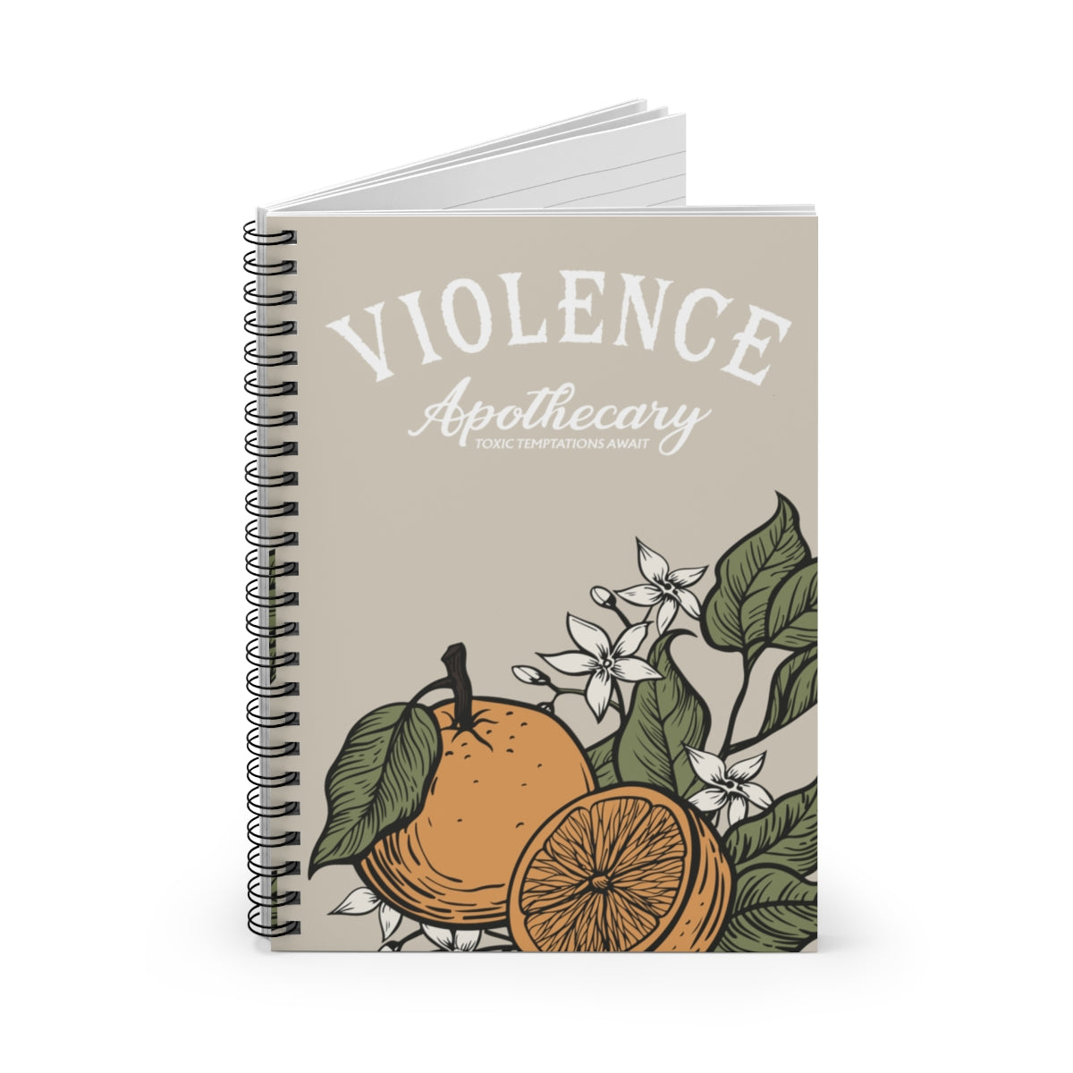 Violence Apothecary Lined Notebook