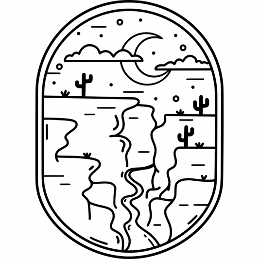 Moonlit Canyon