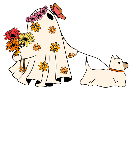 Floral Ghost and Pup