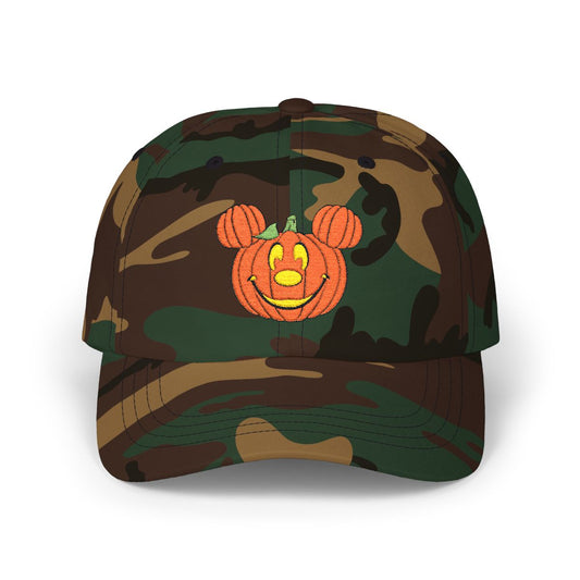 Camo Magical Pumpkin Embroidered Hat