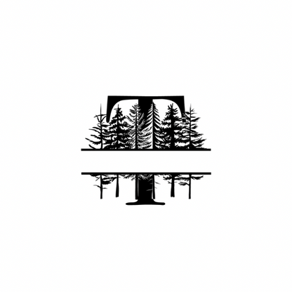 Mountain Monogram (Full Alphabet Available)