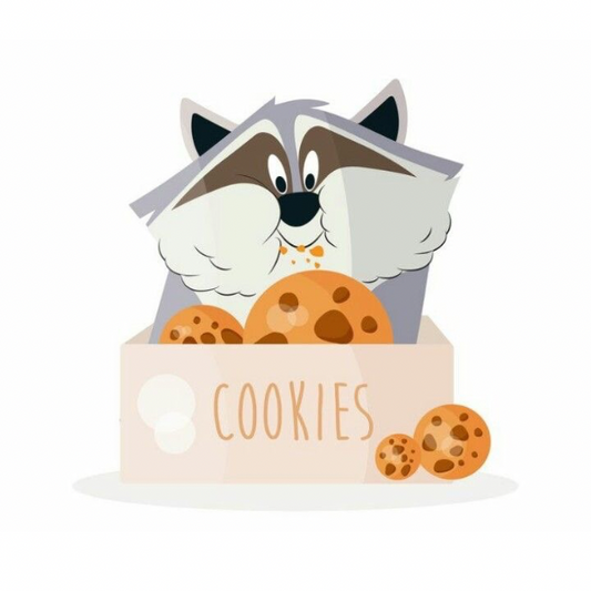 Raccoon Cookies