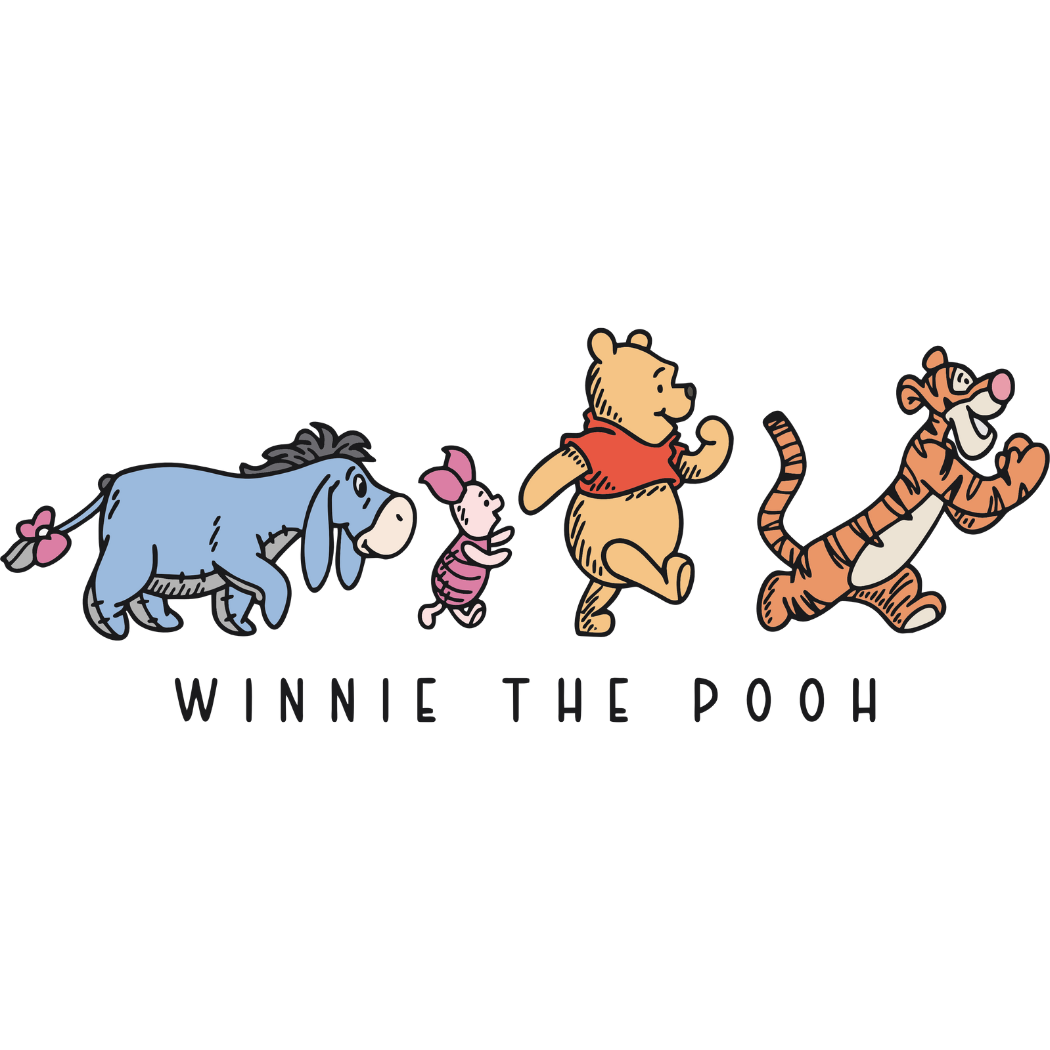 Winnie the Pooh & CO Front and Back