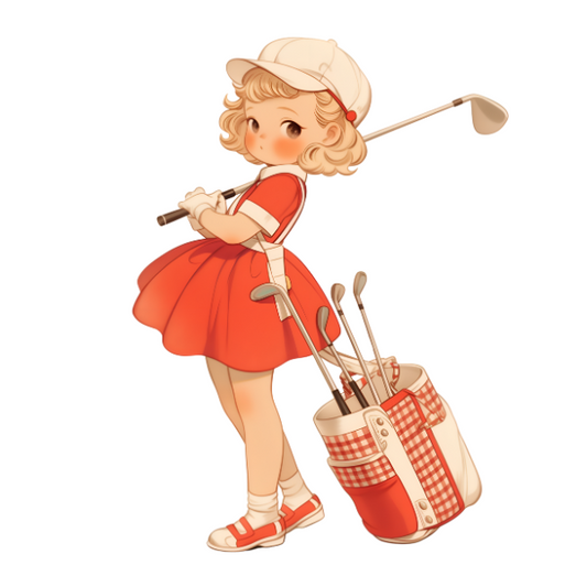 Golf Cuties Red Dress