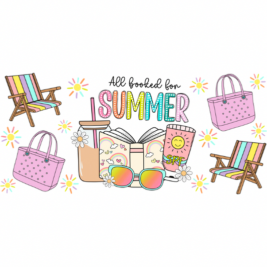All Booked for Summer Banner