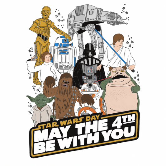 May the 4th Hand Drawn